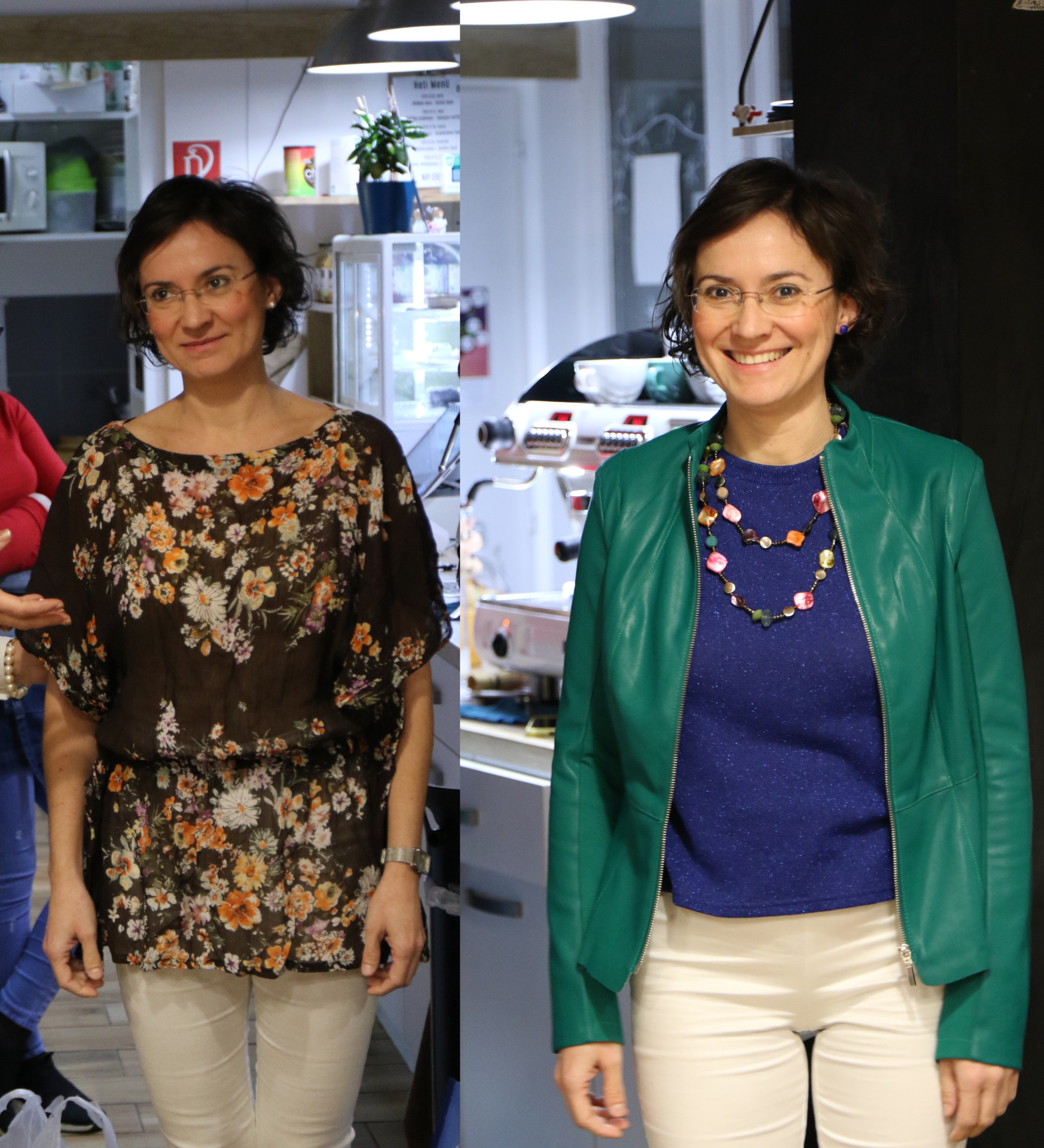 Előtte–utána átalakulás stílustanácsadás után